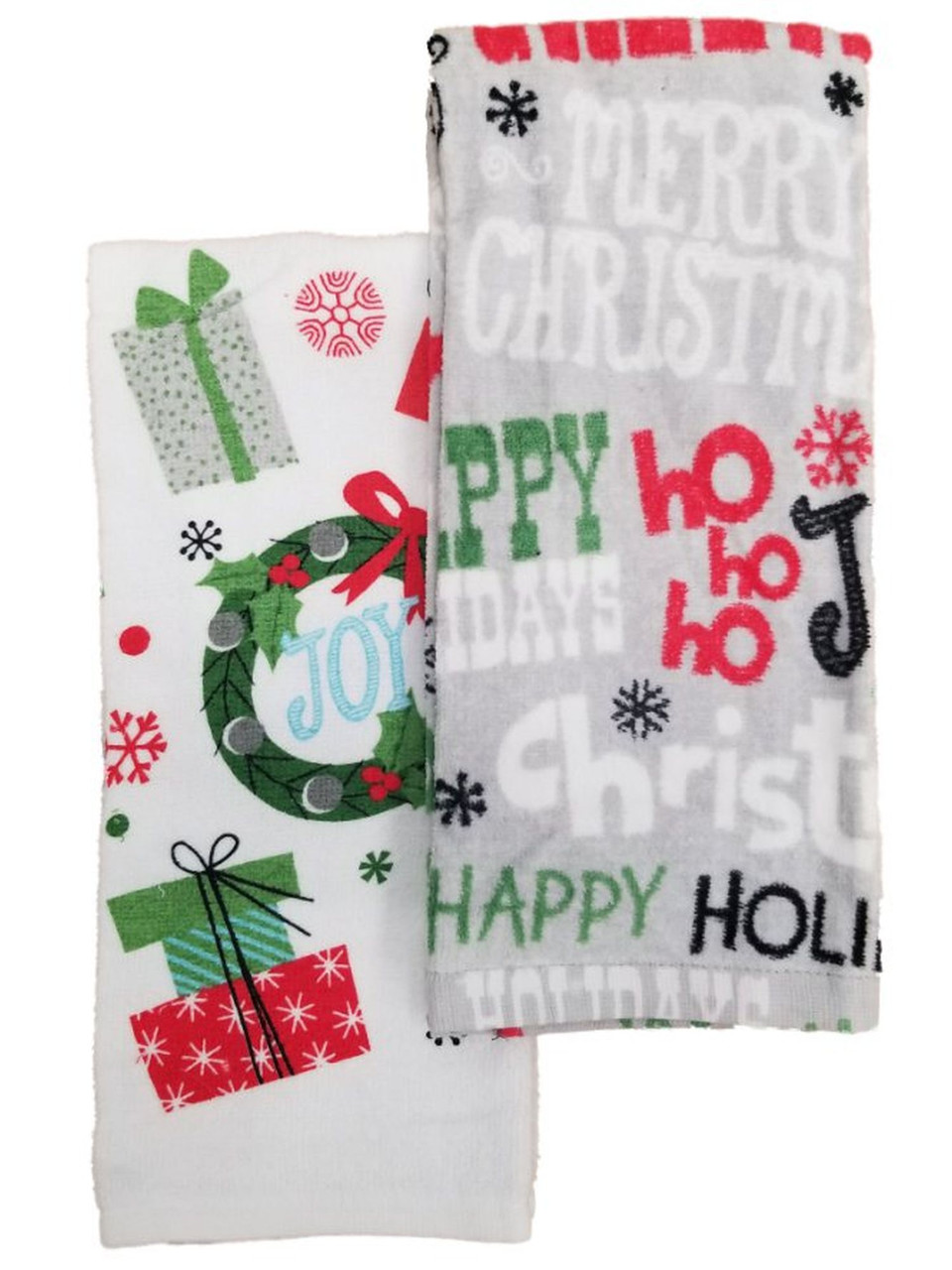 Happy Holidays - Dish Towel Set of 2