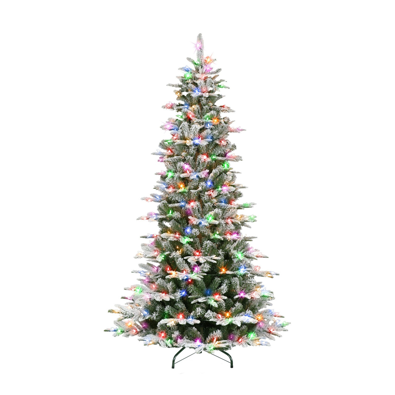 5' Flocked Grand Northern Rocky Fir Artificial Christmas Tree with