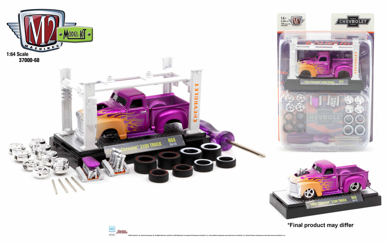 M2 Machines 1:64 Model Kit Release 68 1954 Chevrolet 3100 Truck