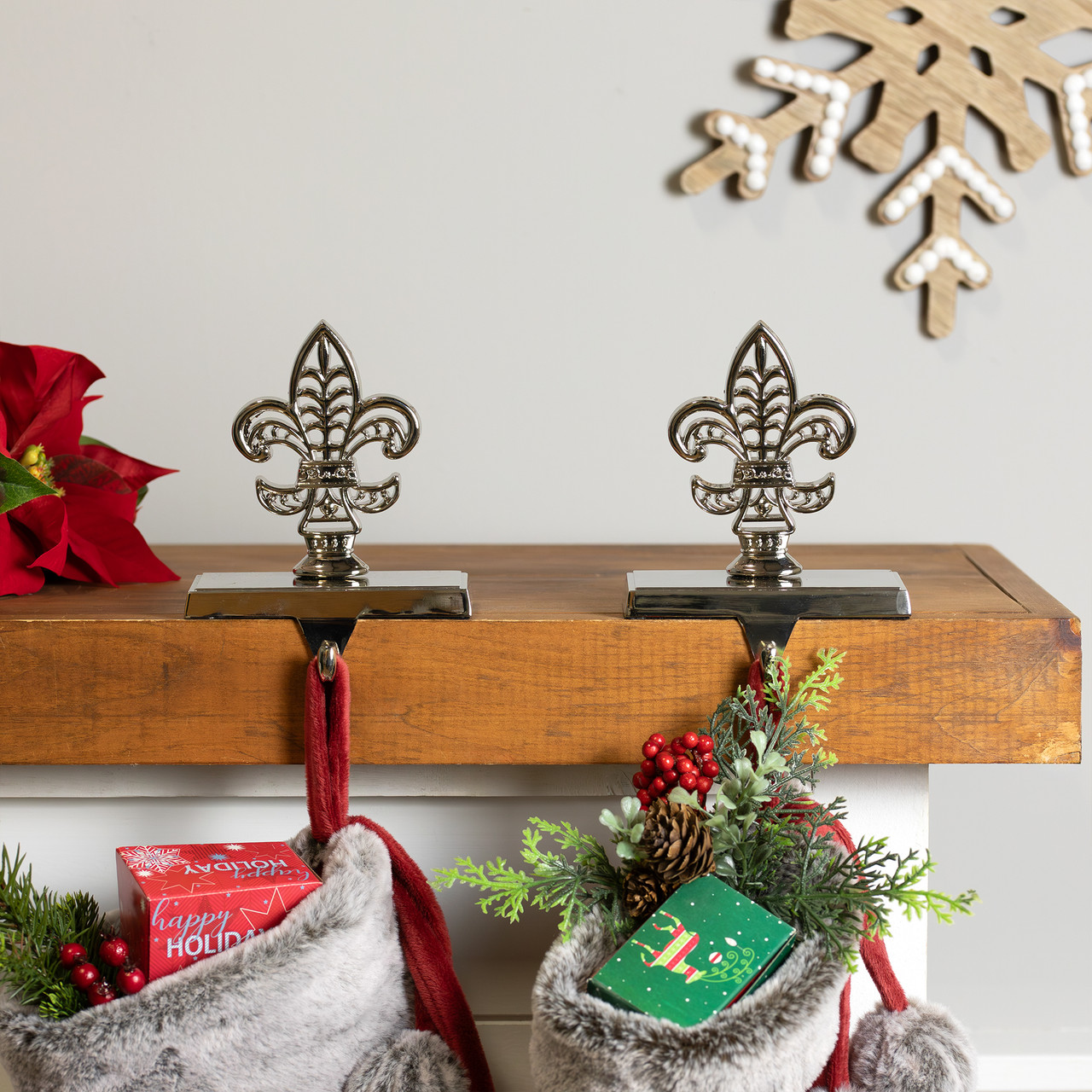 Fleur De Lis Stocking Holder