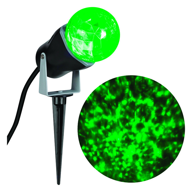 Gemmy LightShow LED Green Christmas Light Projector Case Of 8;