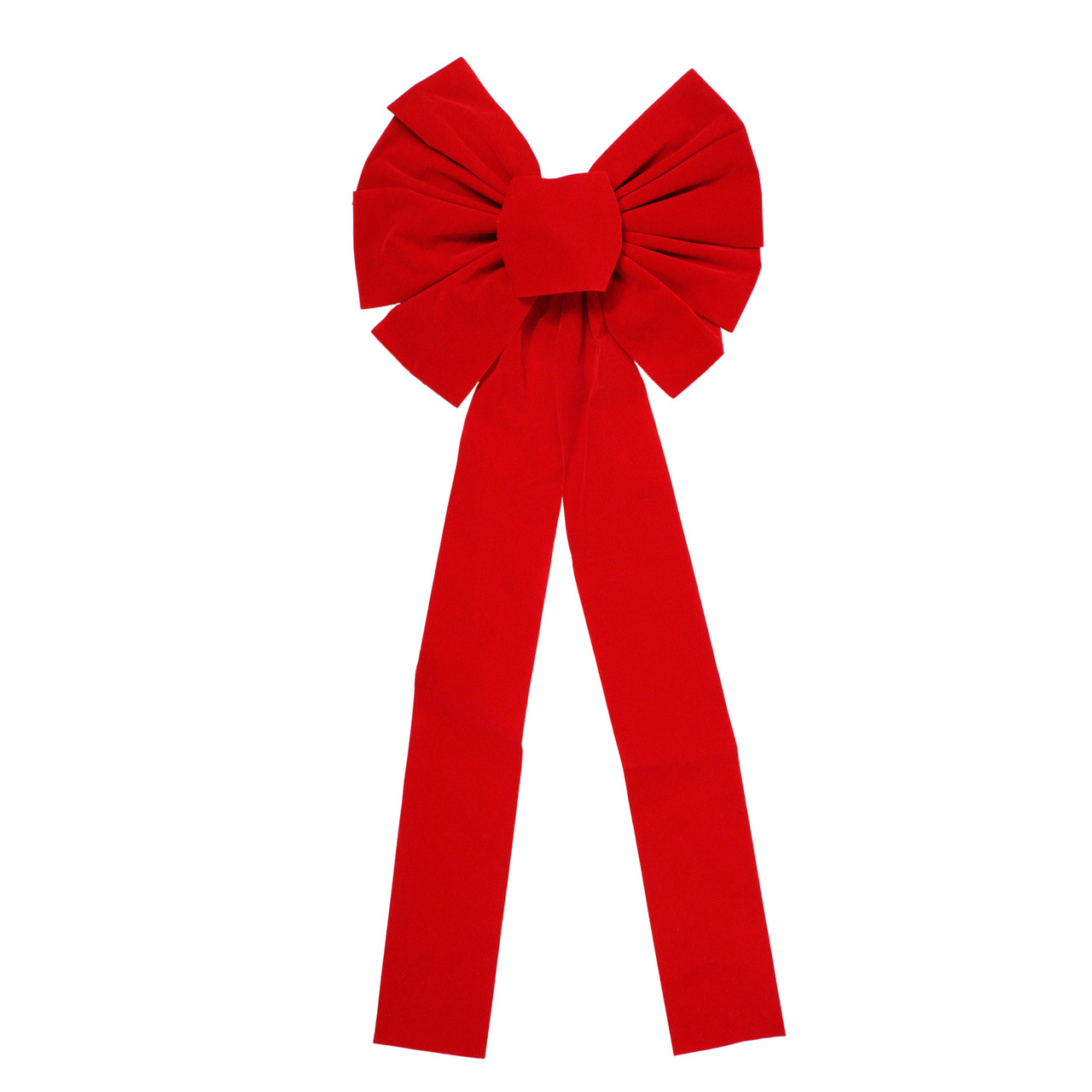 26 X 12 Large Wired Red Velvet Christmas Bow for Decorating