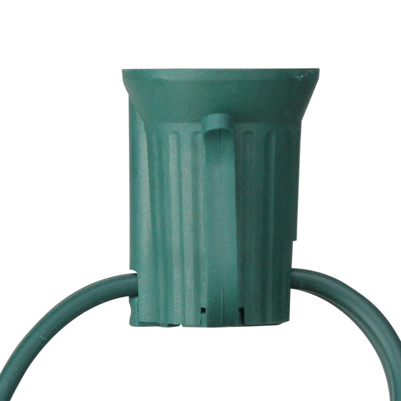 100' Commercial C9 Christmas Light Socket Set 12" Spacing 18 Gauge