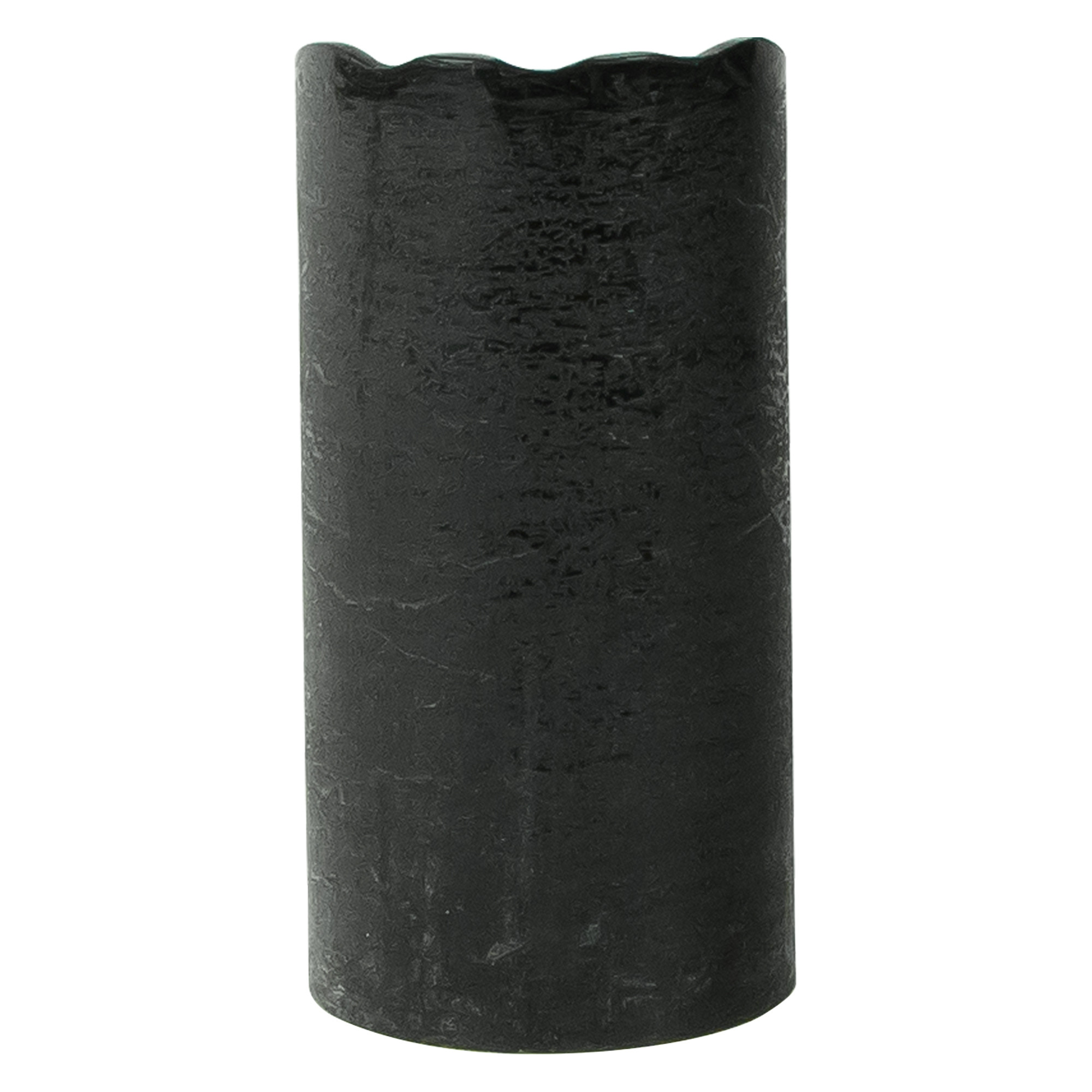 6" Black LED Battery Operated Flameless Halloween Candle Christmas