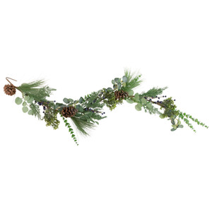 Real Touchâ„¢? Eucalyptus and Pine Artificial Christmas Garland  - 5' x 8" - Unlit