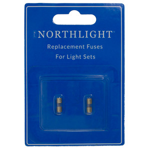Pack of 2 Replacement Fuses for C7 or C9 Christmas Lights - 3 Amps