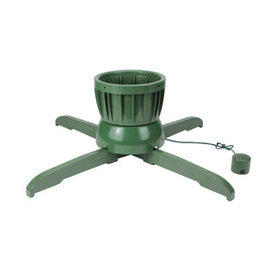 24" Green Musical Rotating Christmas Tree Stand - For Live Trees