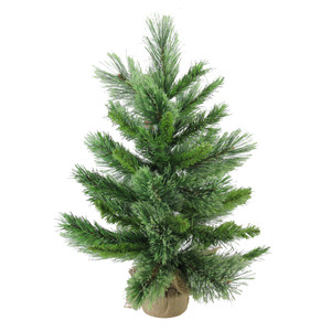 Potted Mixed Cashmere Pine Medium Artificial Christmas Tree - 2' - Unlit