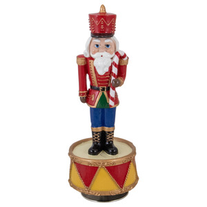 Revolving Musical Christmas Nutcracker Figure - 8.25"