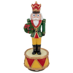 Musical Revolving Christmas Nutcracker Figure - 8.25"