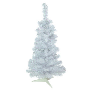3' Rockport White Pine Artificial Christmas Tree, Unlit