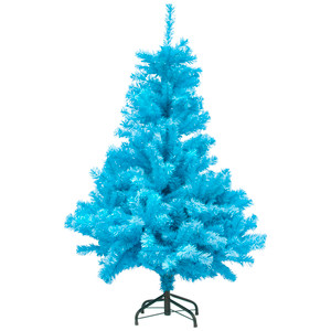 Full Pine Artificial Christmas Tree - 4' - Cerulean Blue - Unlit