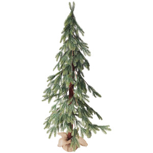 Artificial Downswept Pine Christmas Tree - 6'
