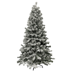 6.5' Heavily Flocked Madison Pine Artificial Christmas Tree, Unlit