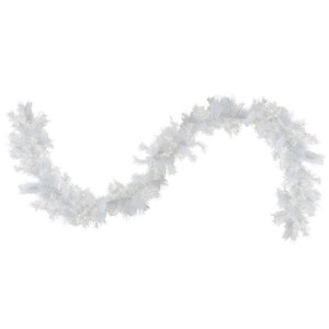 9' x 10" Vermont White Pine Artificial Christmas Garland, Unlit