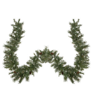 Snow Mountain Pine Artificial Christmas Garland - 9' x 10" - Unlit