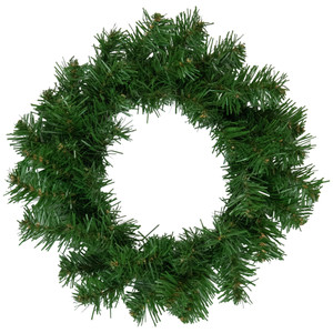 Deluxe Dorchester Pine Artificial Christmas Wreath, 16-Inch, Unlit