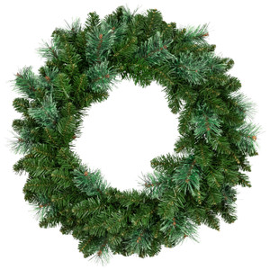 Cashmere Mixed Pine Artificial Christmas Wreath - 24" - Unlit