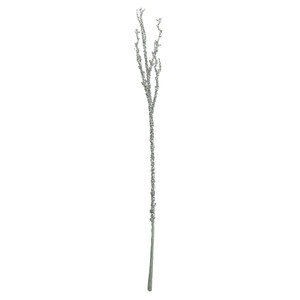31" Glittered Silver Artificial Twig Christmas Spray