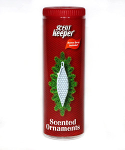 Scent Keeper Scented Christmas Ornaments with Bonus Spray - .5oz