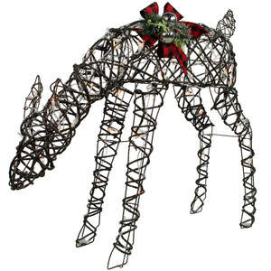 39.75" Lighted Reindeer Christmas Decoration