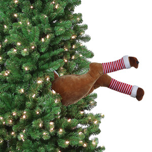 Mr. Christmas Animated Kicking Reindeer Legs Tree Decoration
