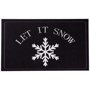 Let It Snow Christmas Doormat 29" x 17"