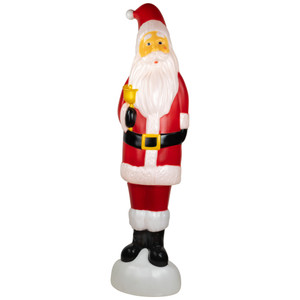 Lighted Blow Mold Santa Claus Outdoor Christmas Decoration - 59"