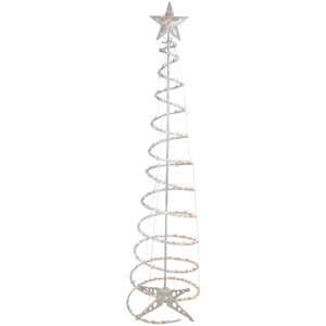 6' Pre-Lit Spiral Christmas Tree - Clear Lights