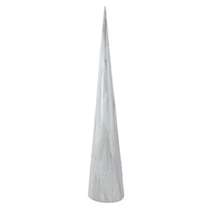 Marbled Cone Christmas Tree - 30" - White and Gray