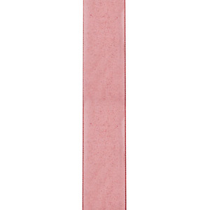 Raspberry Red Wired Christmas Craft Ribbon 2.5" x 10 Yards