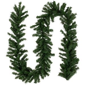 Canadian Pine Artificial Christmas Garland - 9' x 10" - Unlit