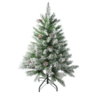 4' Flocked Angel Pine Artificial Christmas Tree - Unlit