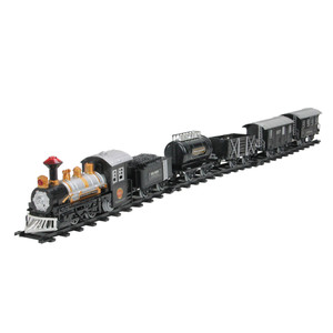 17-Piece Black Consummate Animated Classic Train Set