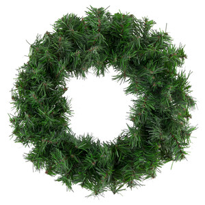 Canadian Pine Mini Artificial Christmas Wreath - 12" - Unlit