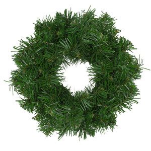 Deluxe Windsor Pine Artificial Christmas Wreath - 8" - Unlit