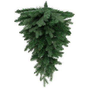 Real Touch™? Mixed Eden Pine Artificial Christmas Teardrop Swag - Unlit - 30"