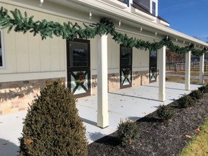 Buffalo Fir Commercial Length Artificial Christmas Garland - 25' x 20" - Unlit