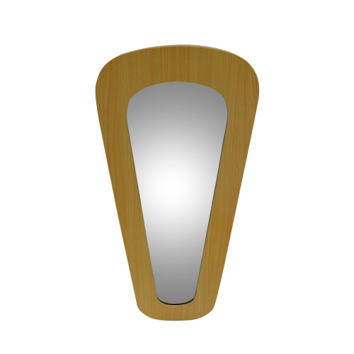 31" Beige Edgy Boost Style Wall Mirror