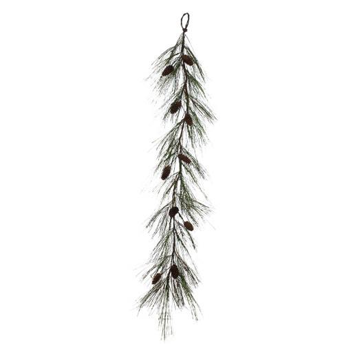 48" Walnut Brown Long Needle Pine Garland