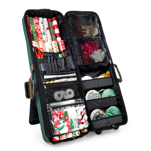 Deluxe Christmas Gift Wrap and Craft Station Bag - 42"