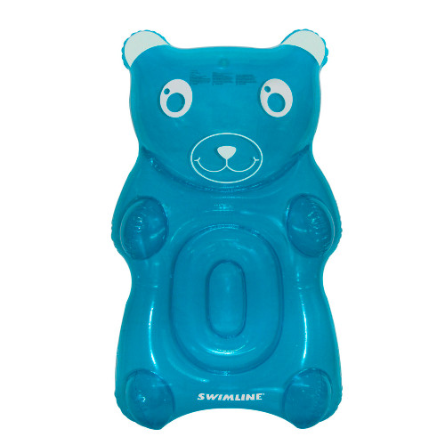 60" Blue and White Gummy Bear Swimming Pool Float
