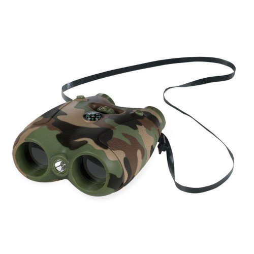 5.75" Green and Black Camouflage Luminocular STEM Play Learning Tool
