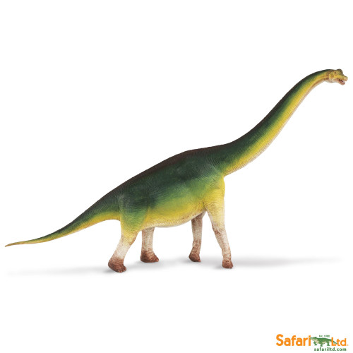 13.50" Green and Yellow Brachiosaurus Dinosaur Figurine
