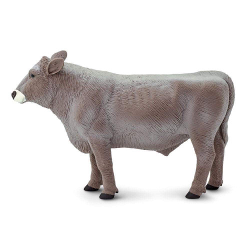 5.25" Brown Swiss Bull Educational Teaching Figurine