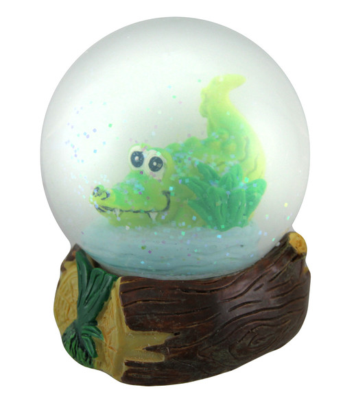 Alex the Alligator Kids Sparkling Snow Water Globe