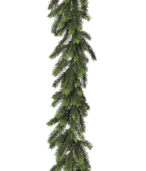 6' Green Hemlock Artificial Christmas Garland - Unlit