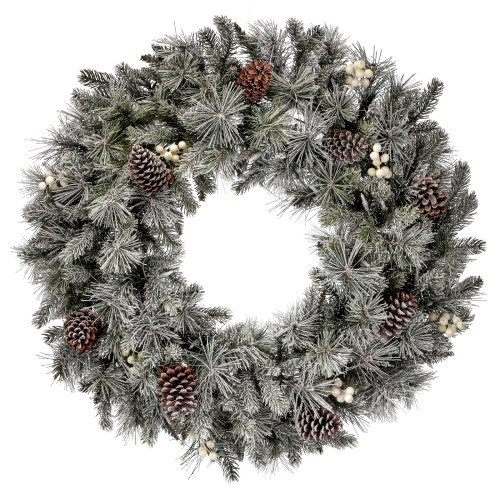 Glistening Pine Artificial Christmas Wreath, 30-Inch, Unlit