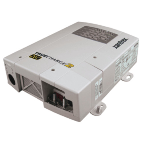 12" White Xantrex Truecharge 2 24V 20A 3 Bank Battery Charger