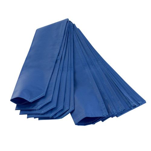Set of 6 Blue Trampoline Enclosure Pole Sleeve Protector 70.75"